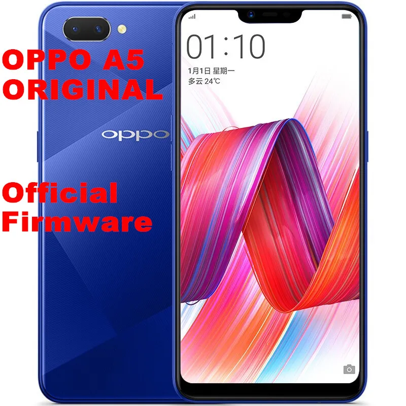 В наличии новый оригинальный OPPO A5 Смартфон Android 8 1 6 2 &quotполный Экран 4230 мА/ч 1520x720 с