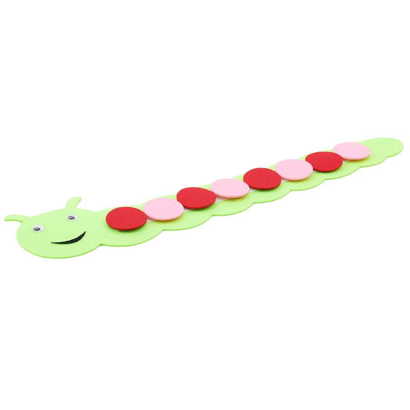 Montessori Mathematical Game Color Sorting Caterpillar Preschool Kindergarten Teaching Aid Educational Early Learning toys