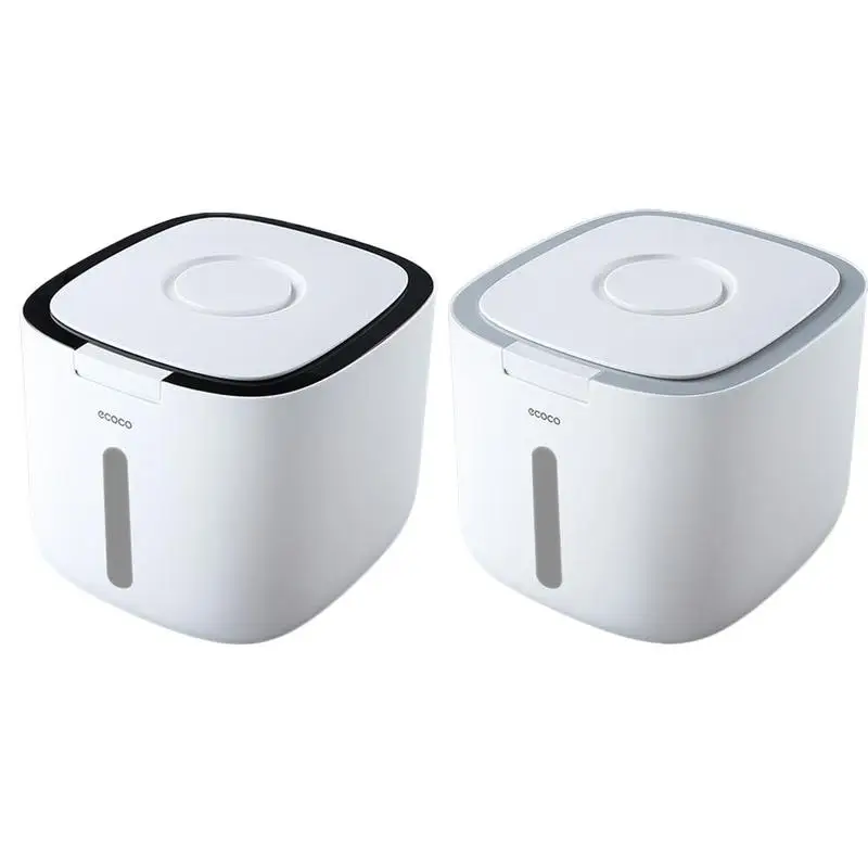 

10KG Kitchen Collection Nano Bucket Insect-Proof Moisture-Proof Sealed Rice Cylinder Grain Dog Food Household Storage Rice Box
