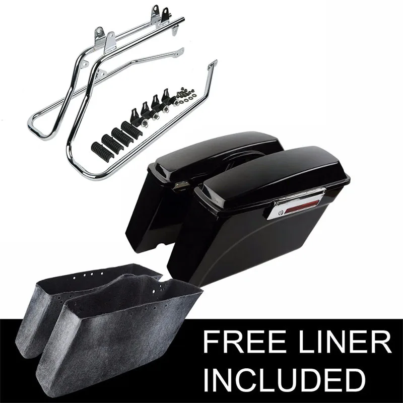 Жесткие седельные сумки для мотоцикла конверсионные кронштейны Harley Softail Heritage Deluxe