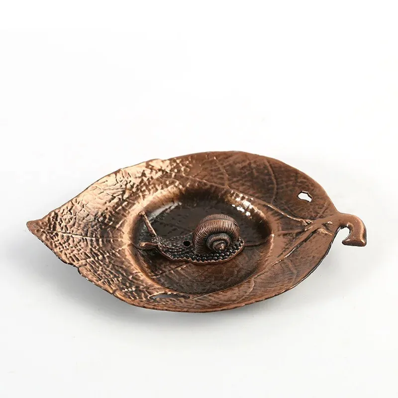 1 Набор курильницы (1 маленькая статуя улитки держатель для благовоний + тарелка)