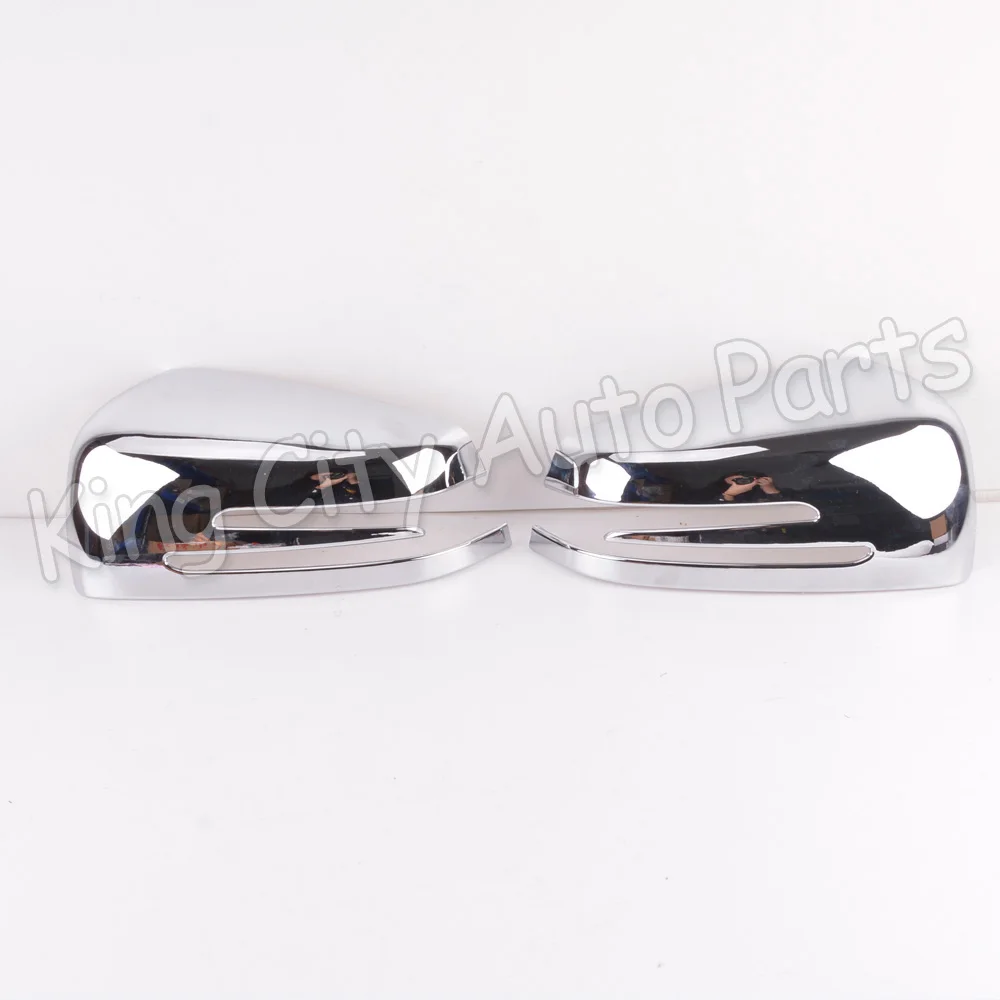 Крышка QX 2 шт для Mercedes Benz A CLA GLA GLK Class W117 W176 2014-2017 ABS Хромированная накладка зеркала