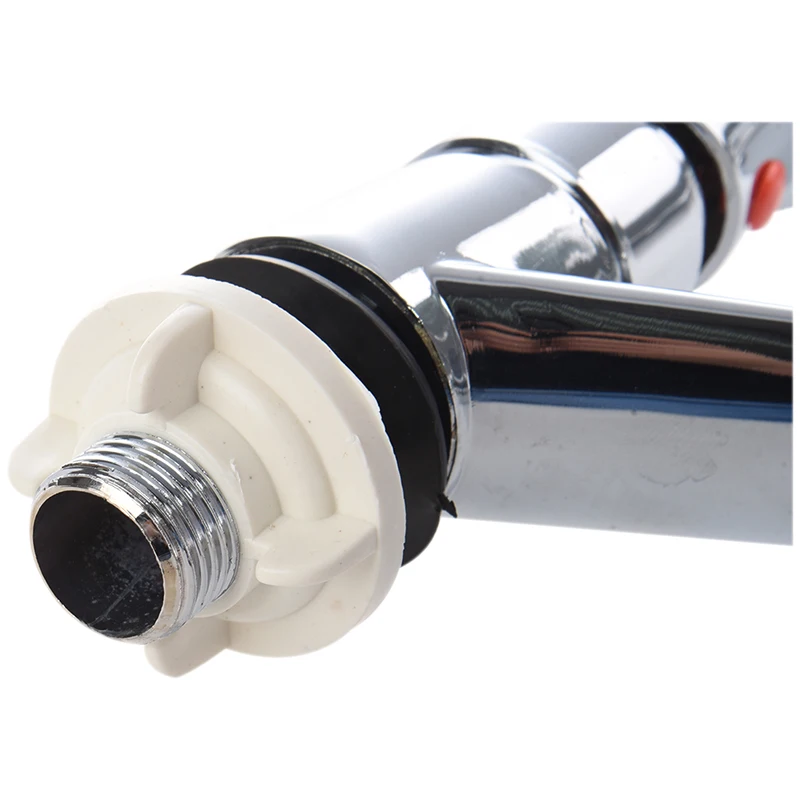 

HOT Bathroom Sink Chrome Finish Single Handle Basin Faucet Water Tap