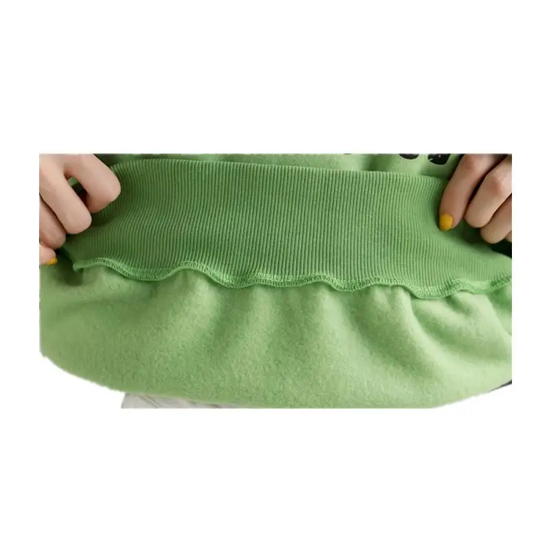 Толстовка женская оверсайз с кошачьими буквами теплая начесом на осень 2021 |