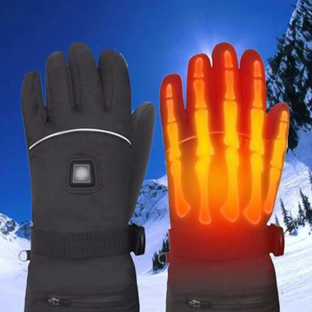 Перчатки с подогревом для мотоцикла профессиональные портативные перчатки