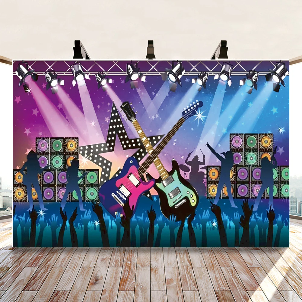 

Фотофон для дискотеки 80s 90s, студийный фон с изображением дискотеки, музыки, танцев, шоу, шаров, фотографий