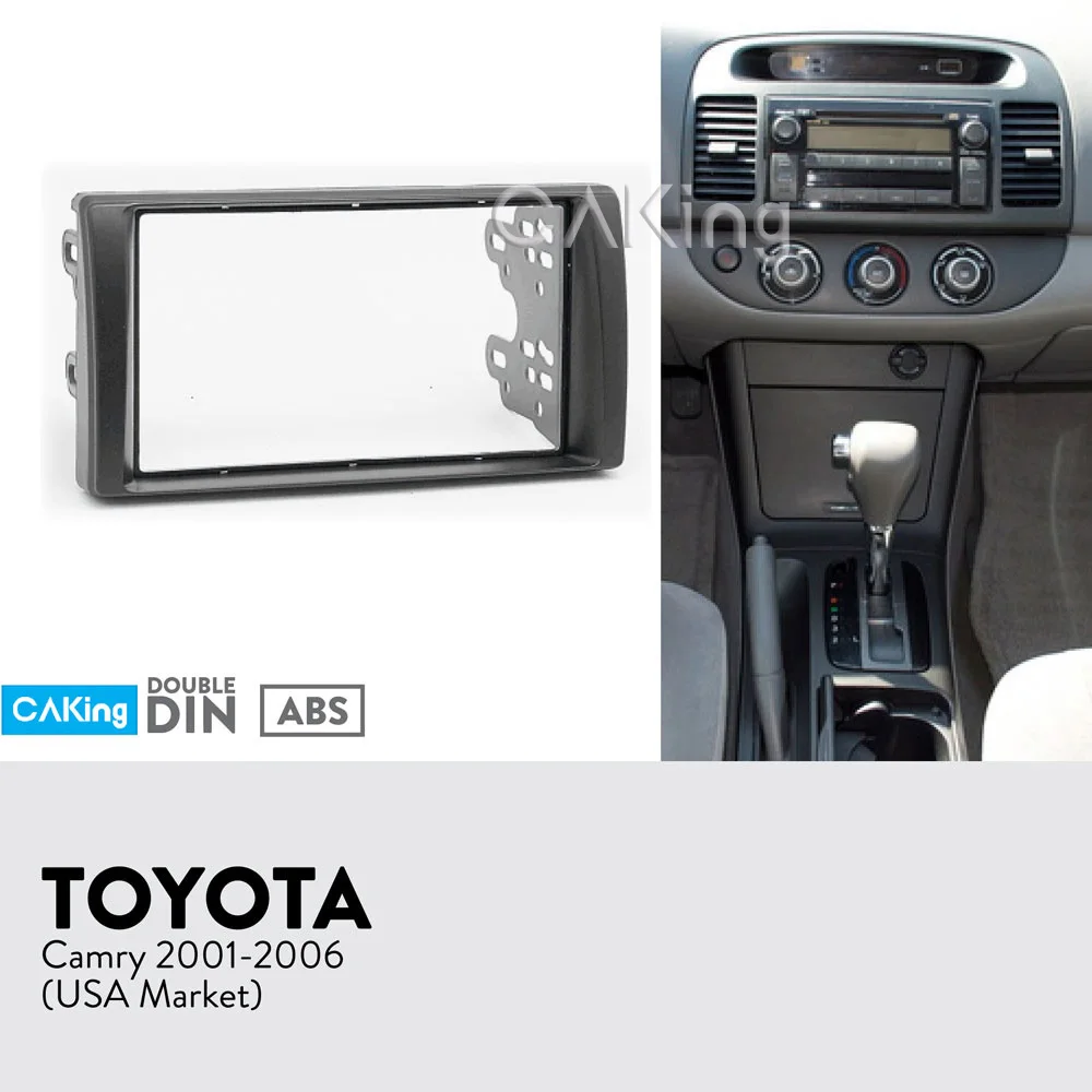 Автомобильная радиопанель Fascia Для Toyota Camry 2001-2006 (США) комплект для приборной