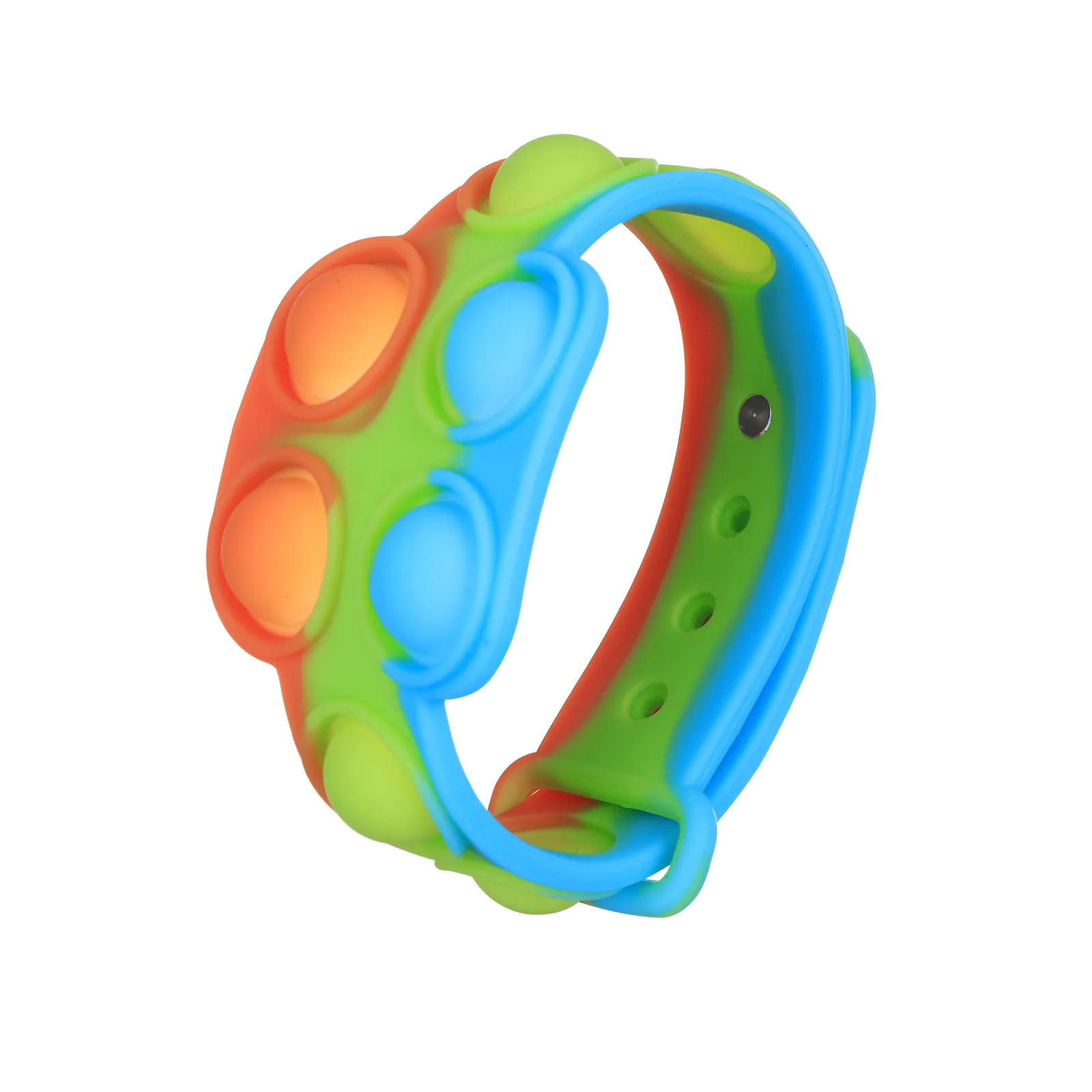 

Decompression Bracelet Press Bubble Photosensitive Color Change Bracelet Puzzle Sensory Toy For Kids Fidget Vent Toys