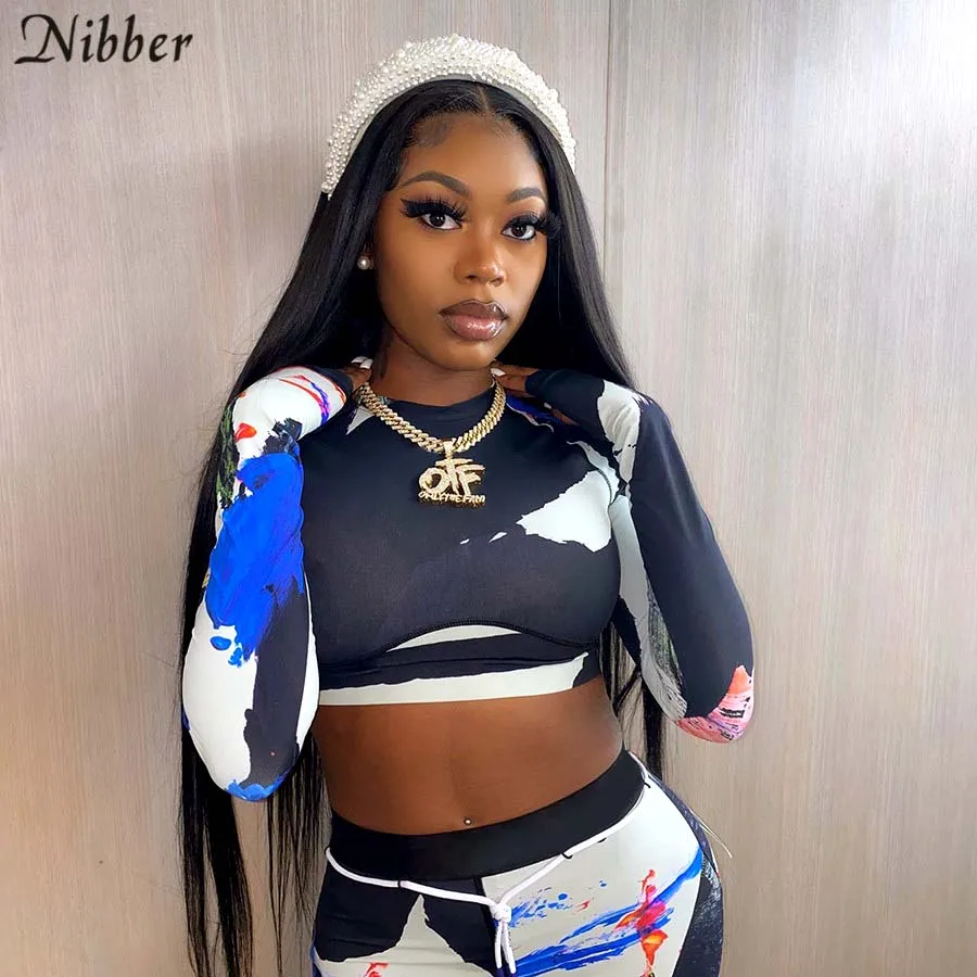 

Women's 2two-piece sports long-sleeved casual round neck suit slim fit sportswear two-piece female stretch slim tights