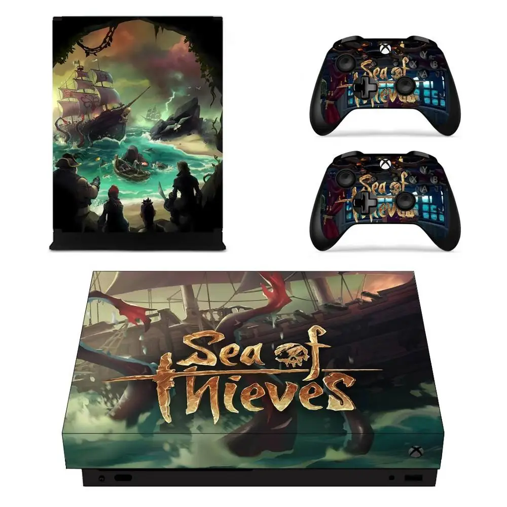Морские воры наклейки s для Xbox One X виниловые на кожу Наклейки Обложка Pegatinas one