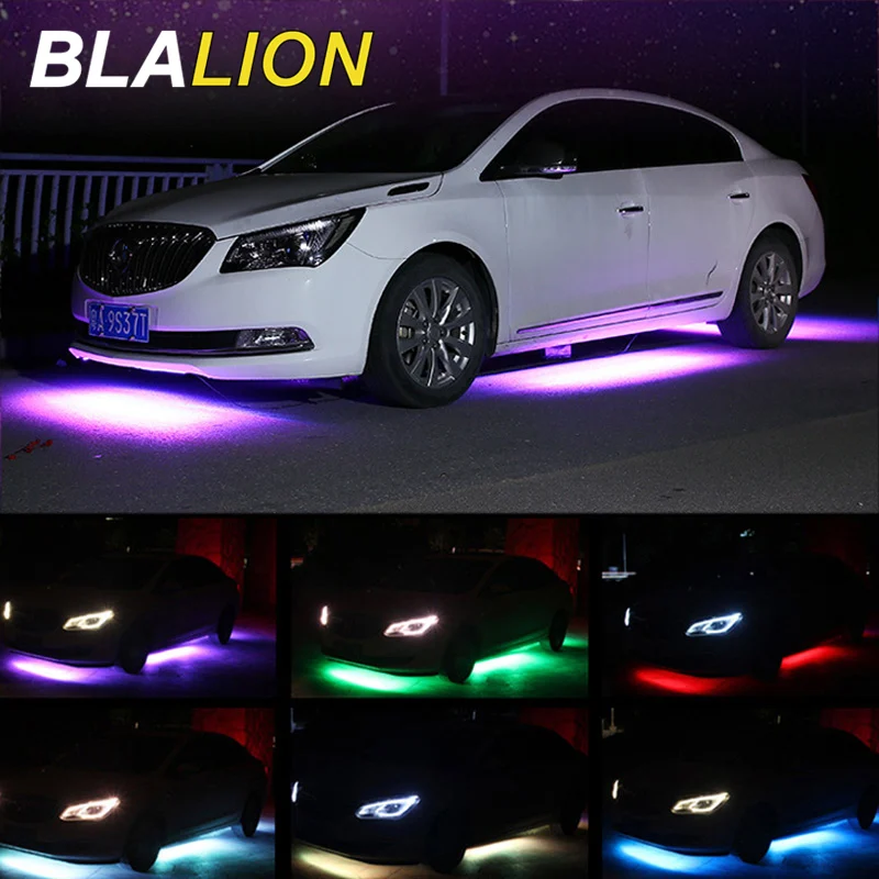 Автомобильный светодиодный светильник с Underglow 8 расцветок rgb светодиоды гибкие s