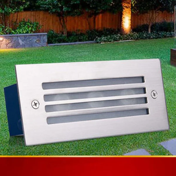 

3W led corner lamp recessed stair floor lights LED step light Warm Cold White AC85-265V 20pcs/lo