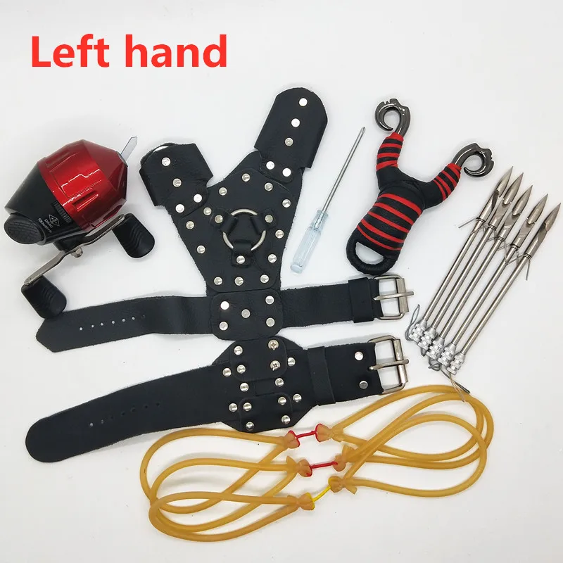 

High Quality Powerful Slingshot Set Fishing Slingshot Professional Arrow Hunting Slingshot Catapult Outdoor Hunting Catapult