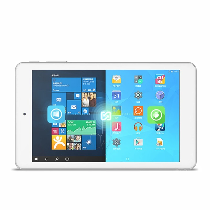 Двойная система iwork 8 горячие продажи 2 ГБ DDR3 + 32 Гб дюймов Z8350 ЦПУ Windows 10 Android 5 1