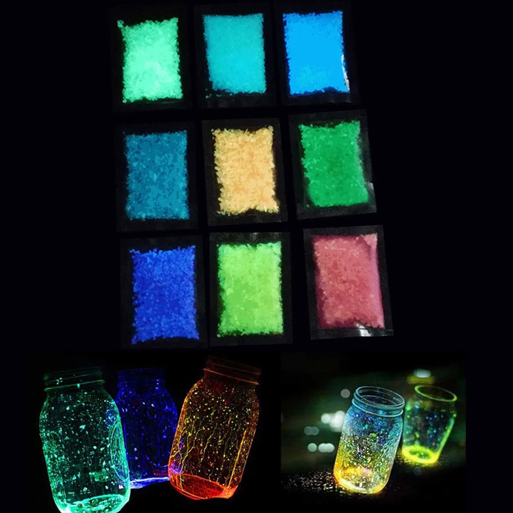 

Luminous Sand Luminous powder Glow In The Dark Party Toys DIY Bright Paint Star Wishing Bottle Fluorescent Toys For Children