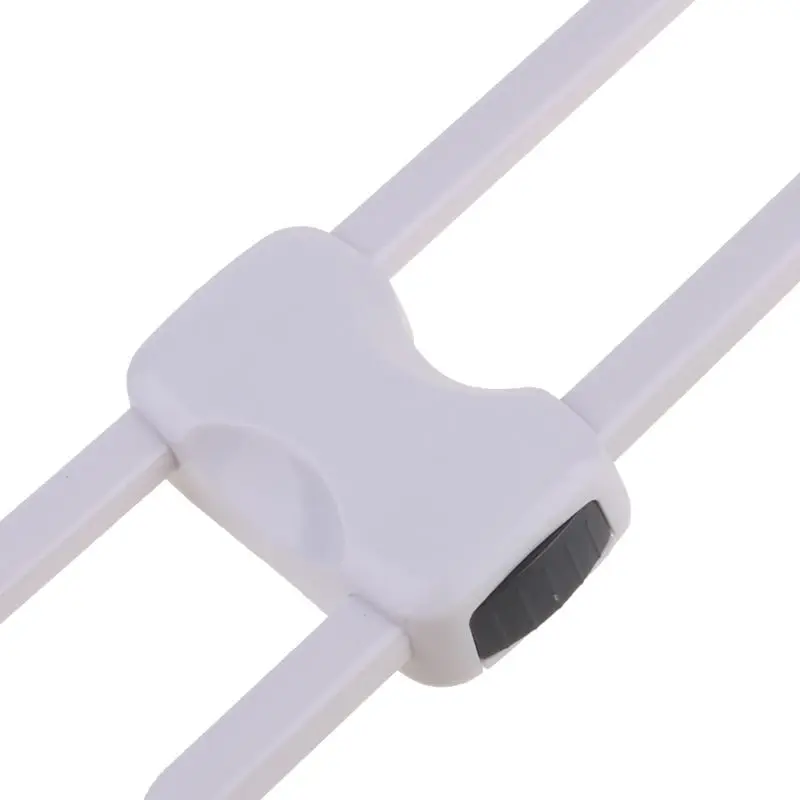 Cerraduras de seguridad para puerta de caj&oacute;n, candado de pl&aacute;stico ABS con forma de U, protecci&oacute;n para beb&eacute;s, 2 unids/lote-4