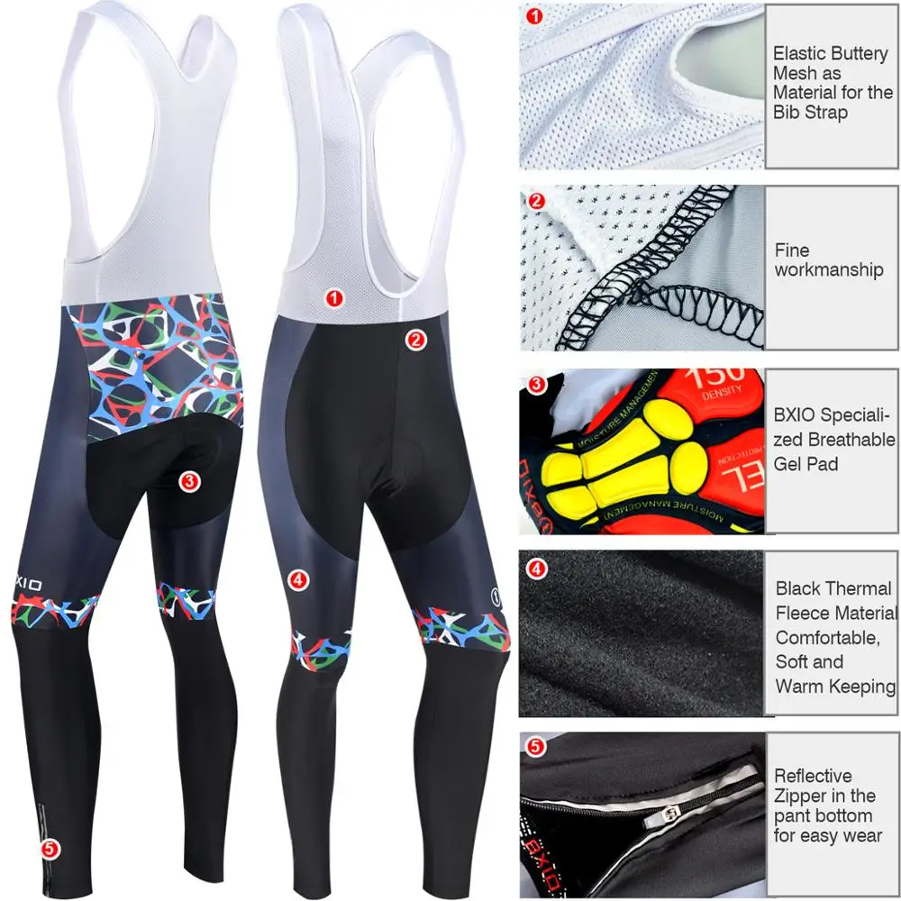 BXIO брендовая Теплая Флисовая одежда для велоспорта зимняя теплая с длинным