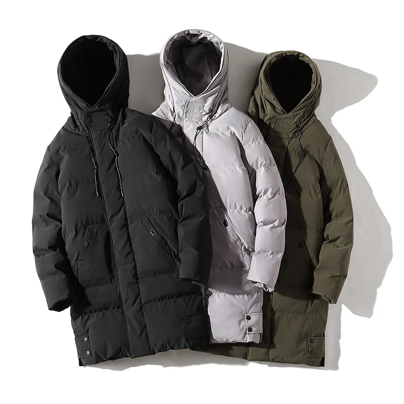 

Mens Long Coat Large Size 7XL 8XL Winter Cotton Padded Jacket Oversize Husband Hood Parka Outerwear Thick Warm Windbreaker Male