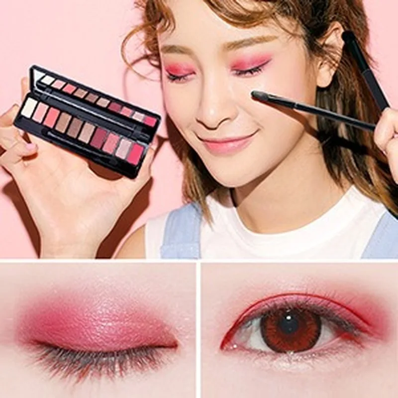 _ Палитра теней для век брендовые макияжные нюдовые дымчатые блестящие матовые