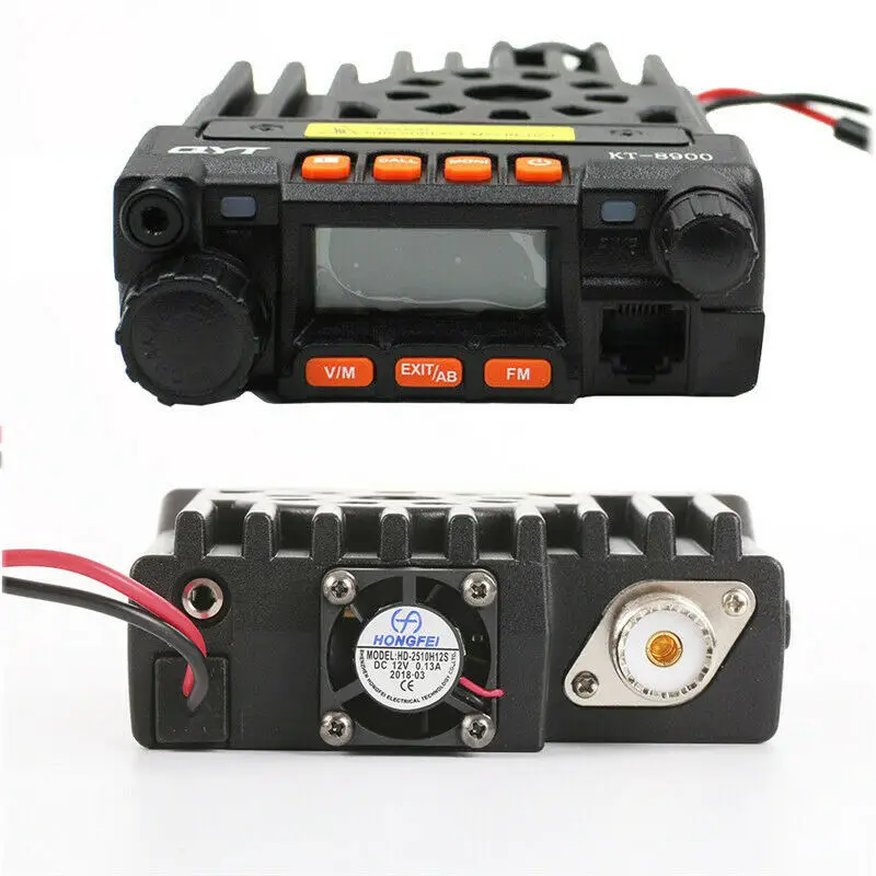 Мини мобильный радио двухдиапазонный QYT KT-8900 25W иди и болтай Walkie Talkie “иди 136-174 МГц