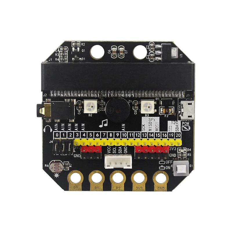 

Базовая: bit IO Плата расширения, горизонтальная плата адаптера Micro:bit Python, макетная плата, программируемые детали