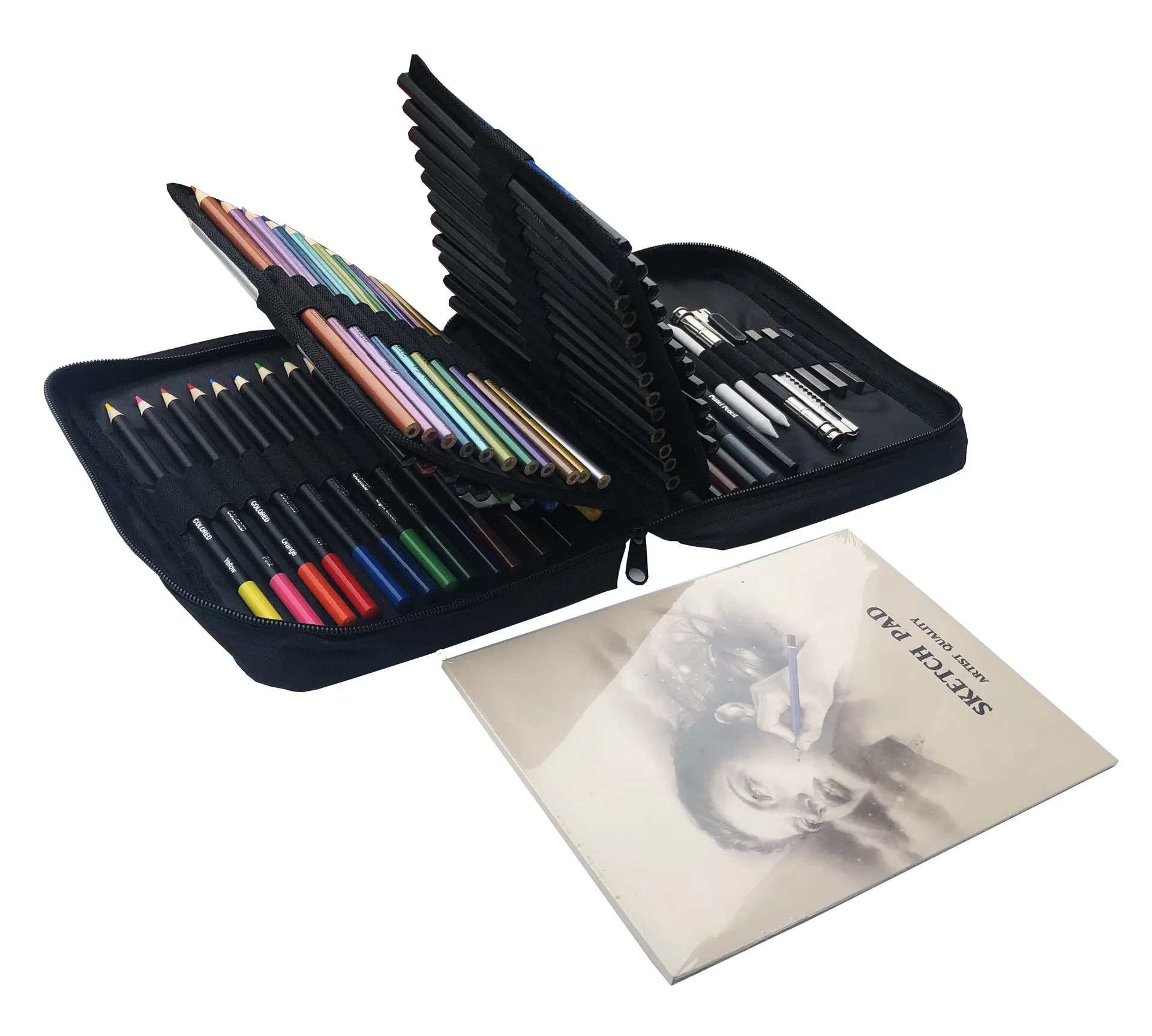 

Painting Sketching Mapping Student drawing 73Colors Pencil With The Bag