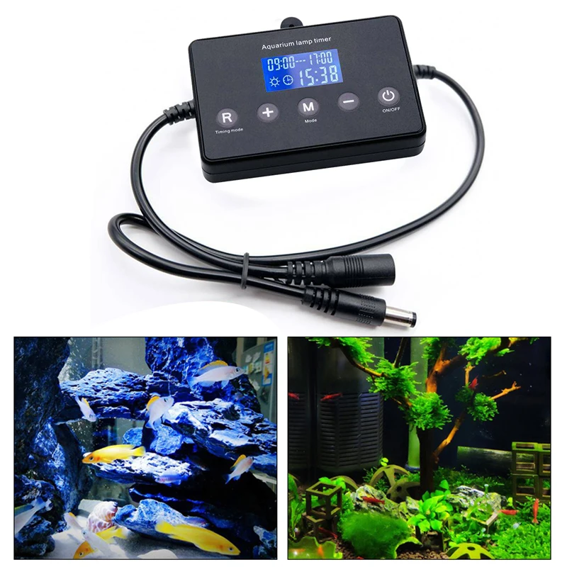 

Светодиодный регулятор освесветильник для аквариума, диммер-модулятор, регулировка яркости, рассвет, закат, лампа для аквариума, таймер, ин...