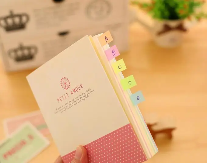Ellen Brook, 1 шт., липкие блокноты Filofax, офисные школьные принадлежности, канцелярские принадлежности, Радужный флуоресцентный индекс, блокнот, заметки
