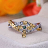 fashion cross rings for women jewelry wedding engagement ring size 6 10