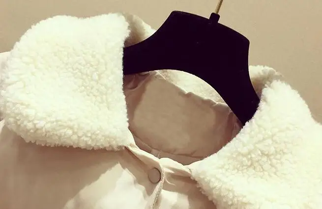 Зима Осень Повседневная Женская Корейская бежевая черная Лоскутная свободная