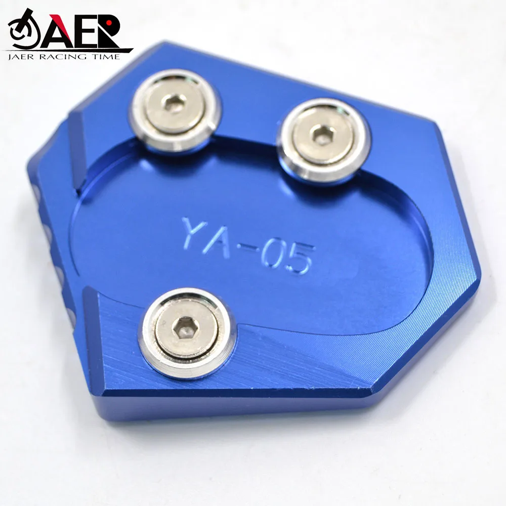

For Yamaha MT09 FZ09 MT 09 FZ 09 2014-2020 Motorcycle Accessories CNC Side Kickstand Stand Extension Plate