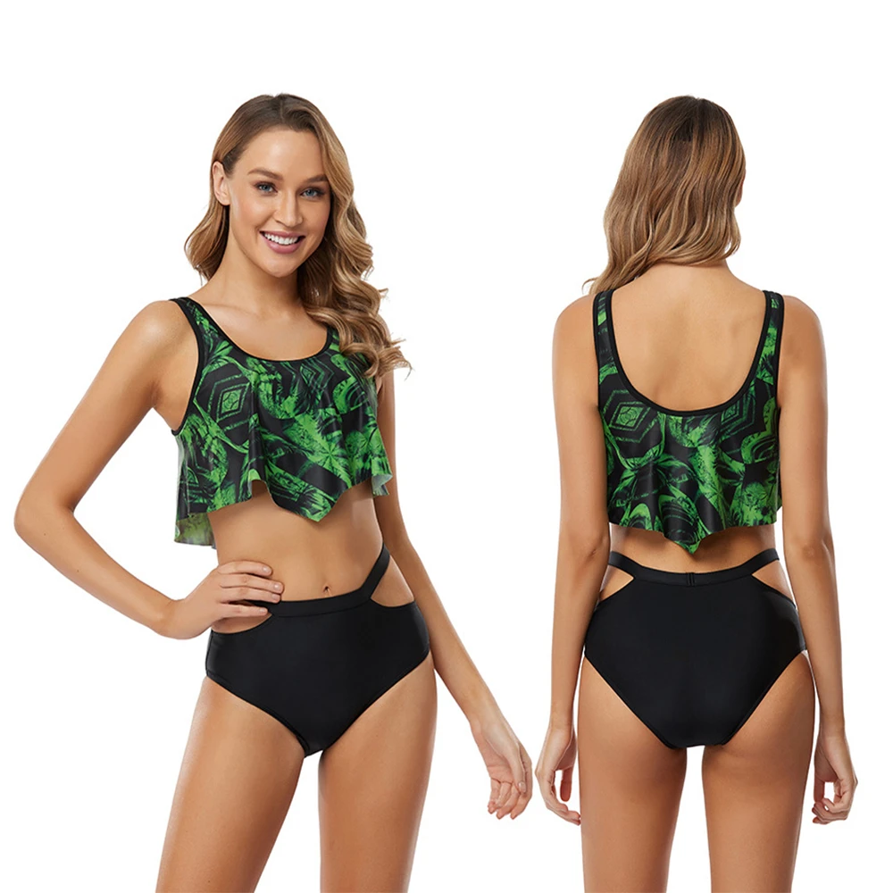 

Sexy Black Bikini Bathing Swimwear Women Hot Two-Piece Suits Beach Summer Party Swimsuits Dropship Female Travelling Bikinis