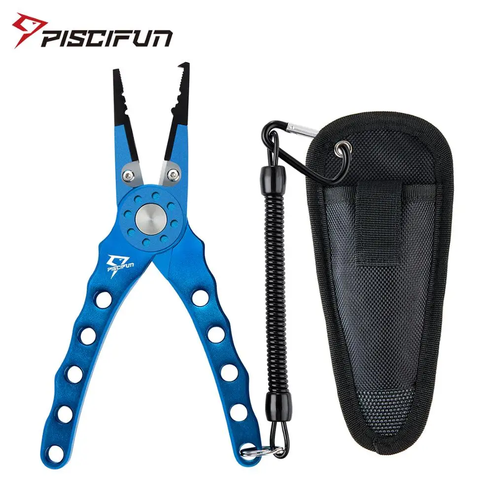 Piscifun алюминиевые плоскогубцы для морской рыбалки из карбида вольфрама щипцы