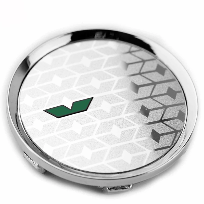 

4pcs 64mm 60mm Car Wheel Caps Hub Emblem For Skoda Green V Center Hubs Auto Rim Dust Cover