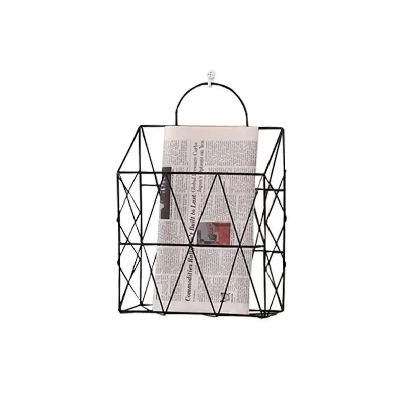Новые полки для хранения на стене железная комбинированная газетная корзина