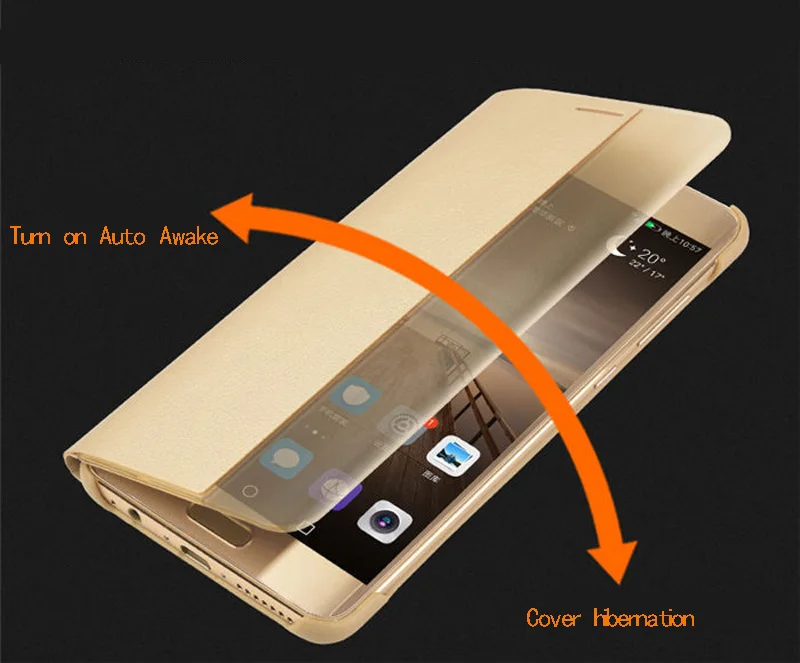 Роскошный Ультратонкий умный флип чехол из искусственной кожи Защитные чехлы