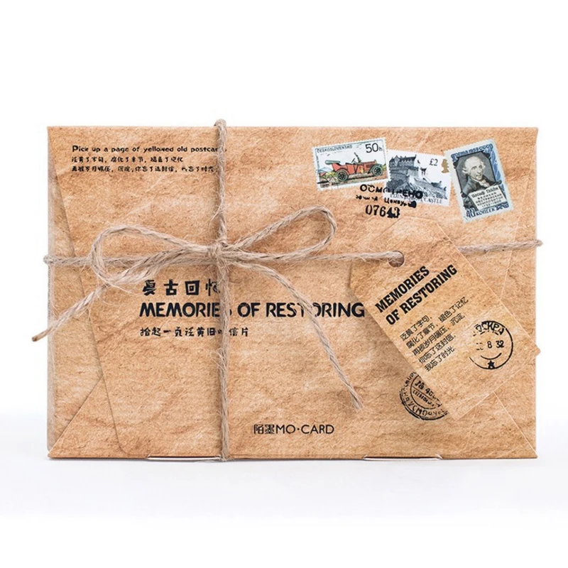 34 шт./лот оригинальные открытки в стиле ретро воспоминания особой формы фоновые