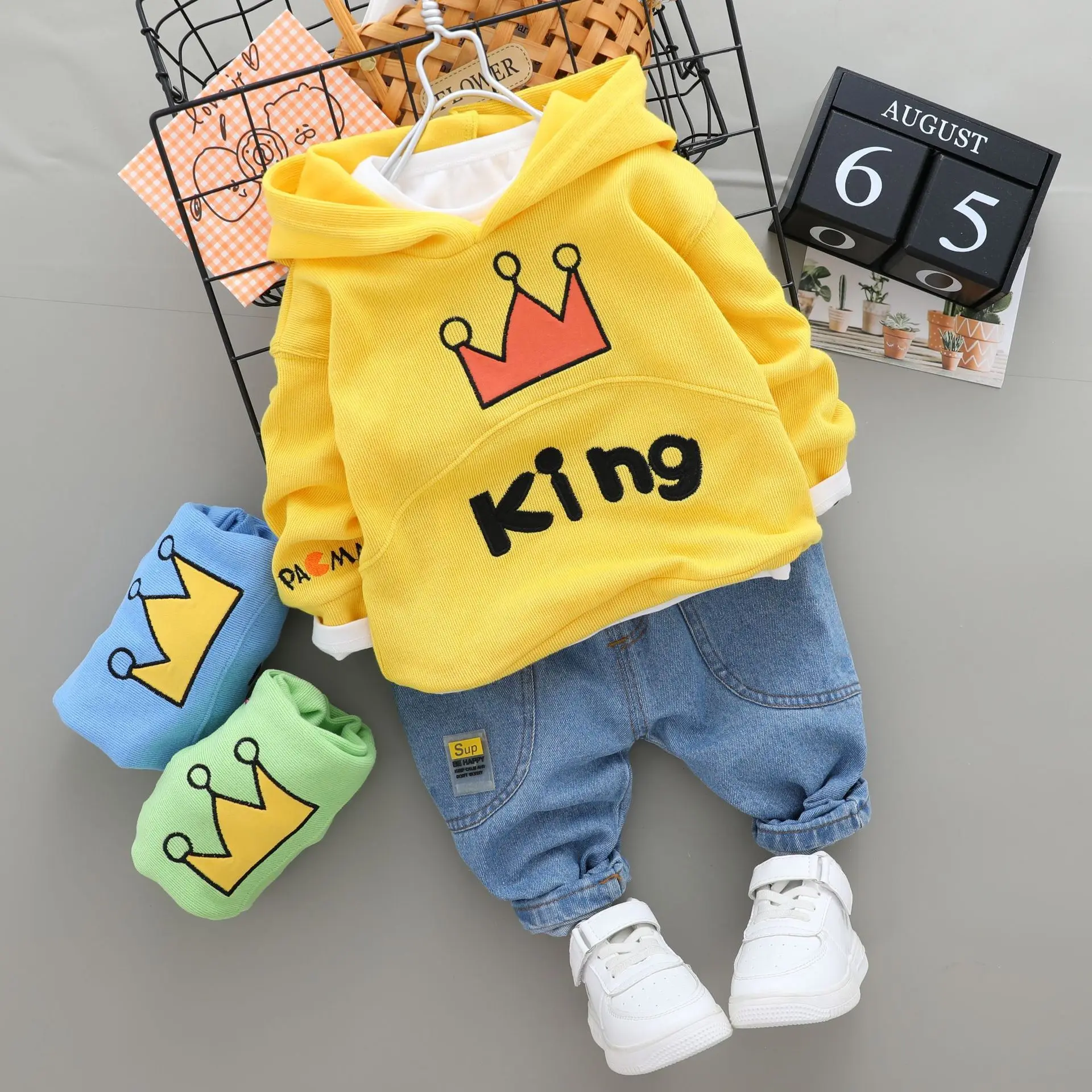 Infant Clothing Sets Baby Suit 2021 Autumn Spring Clothes For Newborn Boys Hoodie+Pant 2pcs Outfit Kids Costume |