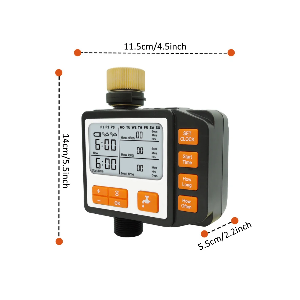

Automatic Electronic Water Timer Lcd Screen Sprinkler Controller Outdoor Garden Timer Automatic Watering Device Irrigation Tools