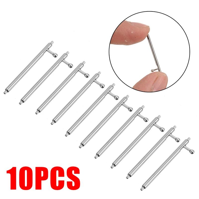 10 шт. металлические быстросъемные Пружинные шпильки для браслета часов Fitbit Versa