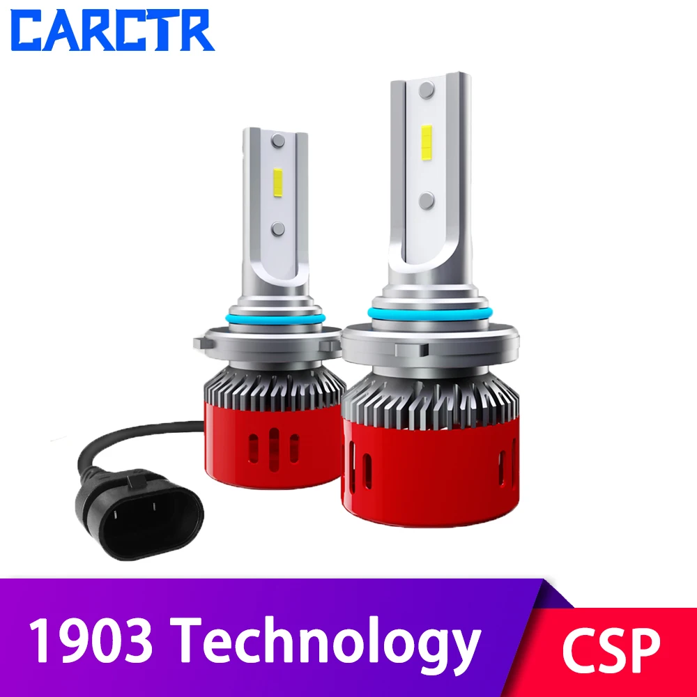 CSP светодиодный фар автомобиля H1 H7 лампы H11/H8/H9 9005/HB3/H10 9006/HB4 9003 H4 фары 6000K 60 Вт 9 36V