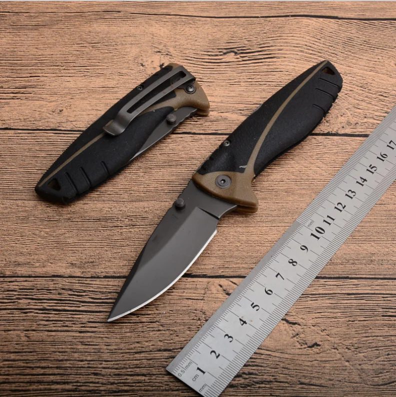 

New jungle adventure Pocket folding outdoor camping hunting knife 440 blade Tactical Survival Utility knives EDC Kitchen tools