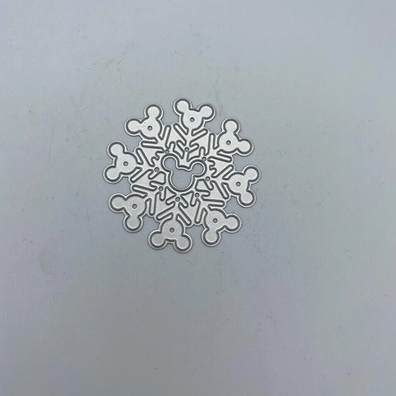 Красивые металлические штампы со снежинками для вырезания скрапбукинга бумаги