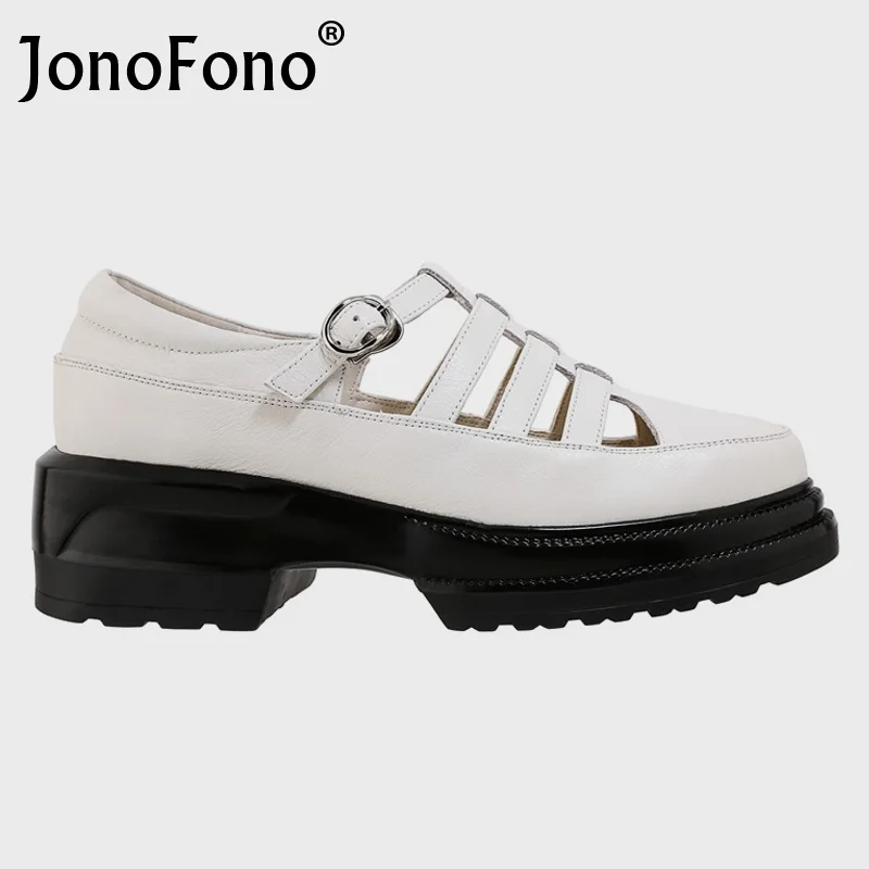 Женские сандалии из натуральной кожи на толстом каблуке Размеры 33-40 | Обувь