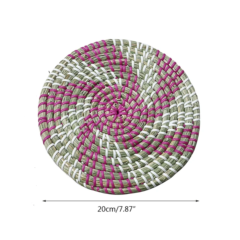 

T3EC Woven Basket Wall Decor Wall Art Seagrass Decorative Bowl Tray Boho Hanging Wall Basket Decor for Living Room Bedroom