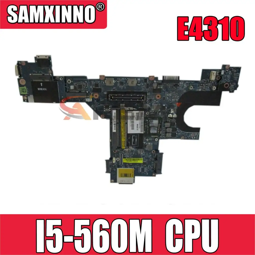 

Original Laptop motherboard For DELL Latitude E4310 I5-560M Mainboard CN-05TMMX 05TMMX NAL60 LA-5691P