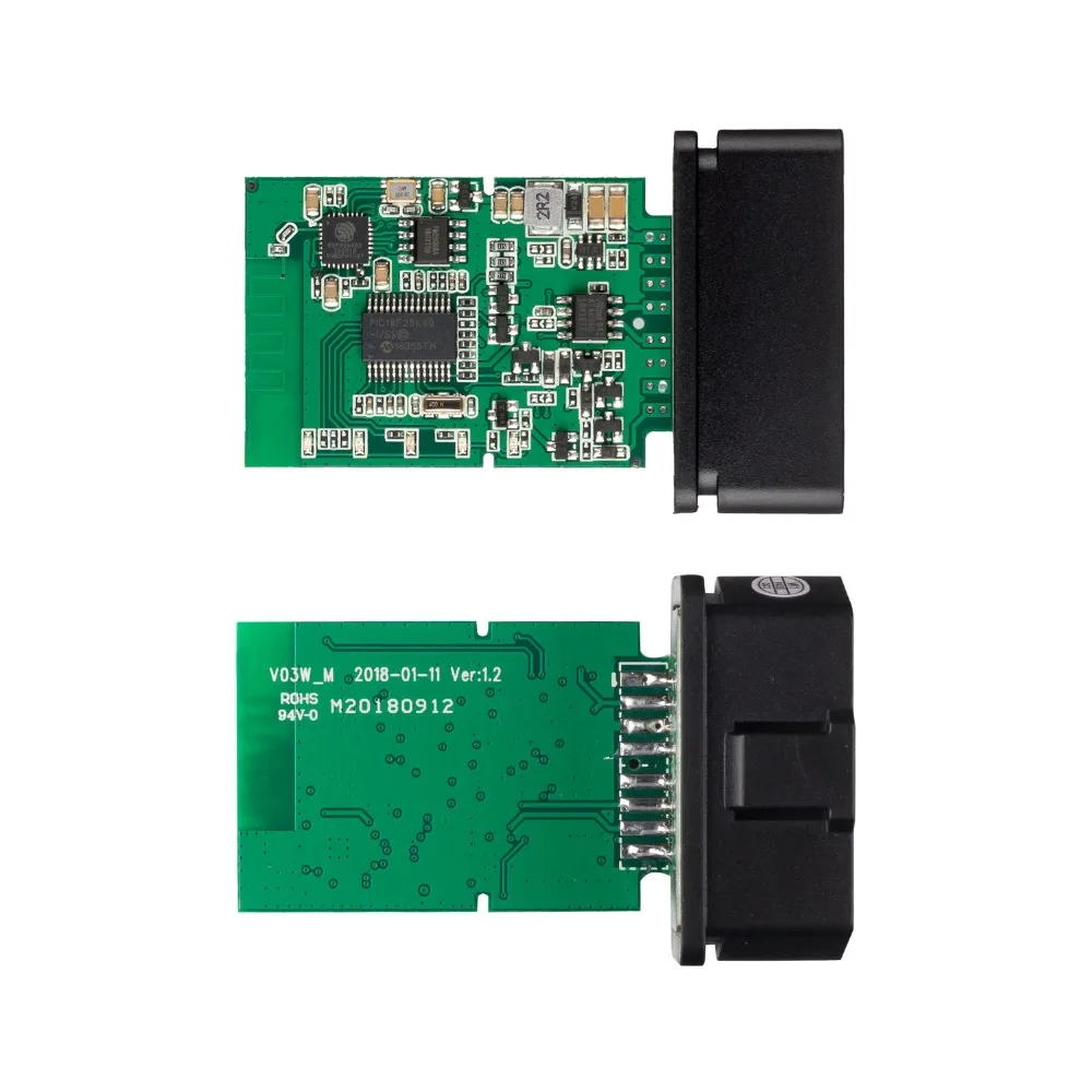 OBD2 ELM327 V1.5 Bluetooth/WI-FI автомобильный диагностический инструмент ELM 327 считыватель кода OBD чип PIC18F25K80 работы Android/IOS/окна автомобиля 12 V