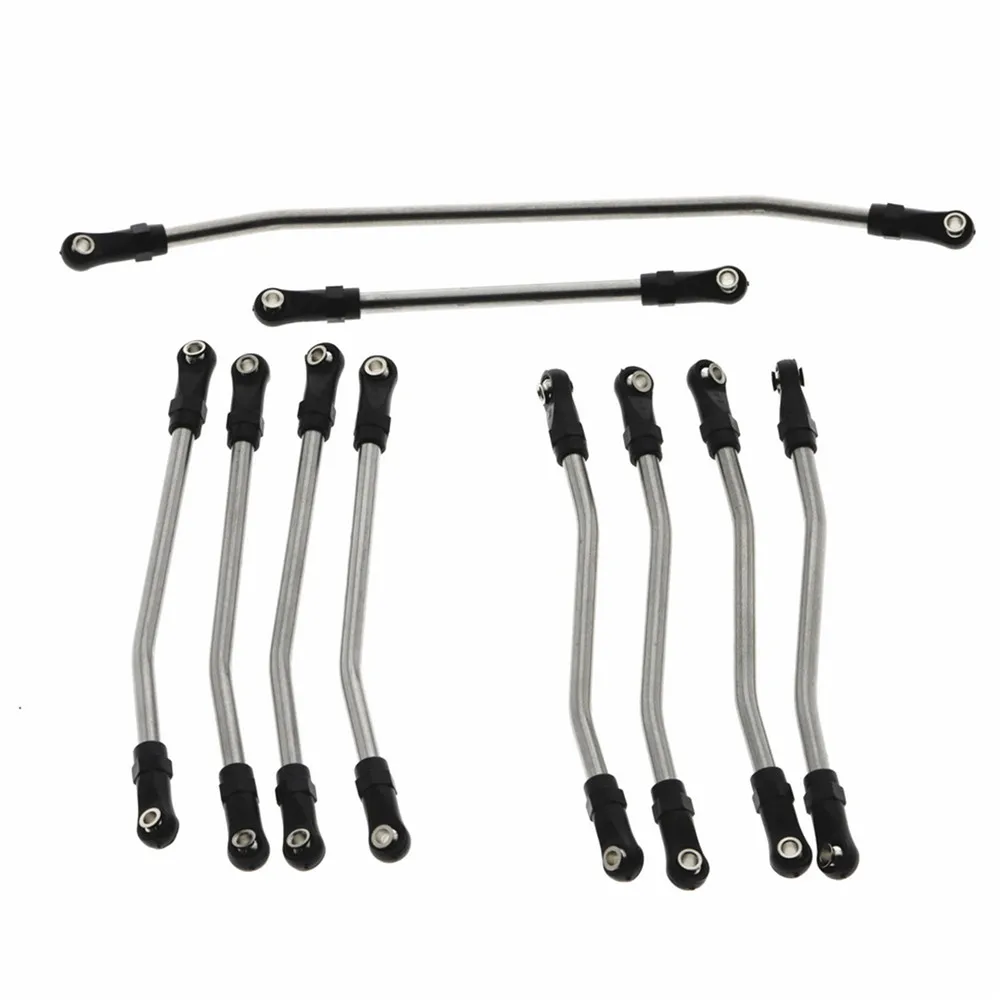 

10 шт., тяги из нержавеющей стали для радиоуправляемых автомобилей