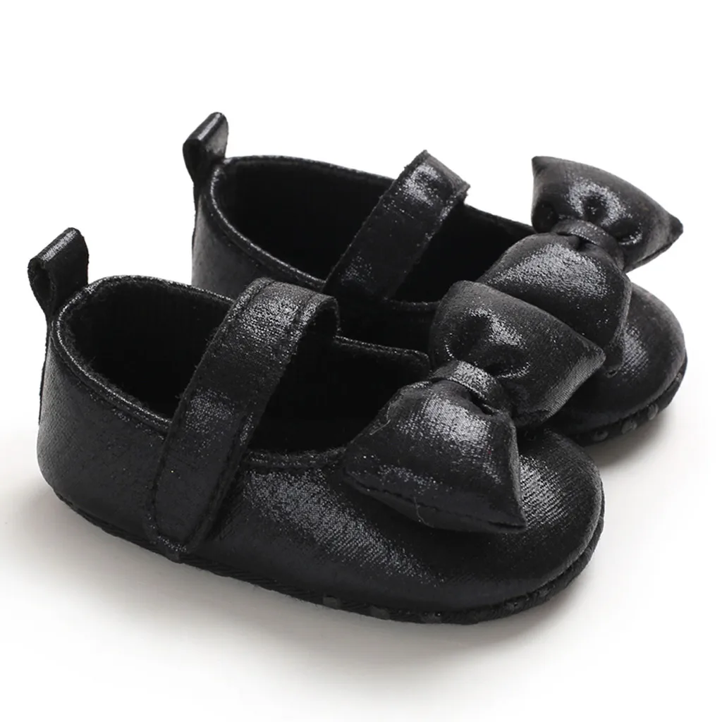 Модная обувь для девочек 2021 осень новорожденные младенцы Девочки Мальчики Бант