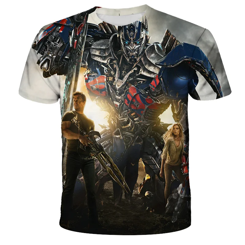 

New Summer Transformers Kids 3D Printed T-Shirt Children Clothes Fashion Tees Tops Boys Girls Clothing Streetwear Cool TShirts
